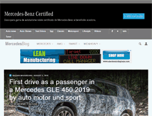 Tablet Screenshot of mercedesblog.com